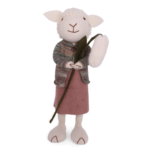 Gry & Sif Big White Sheep Skirt & Snowdrop