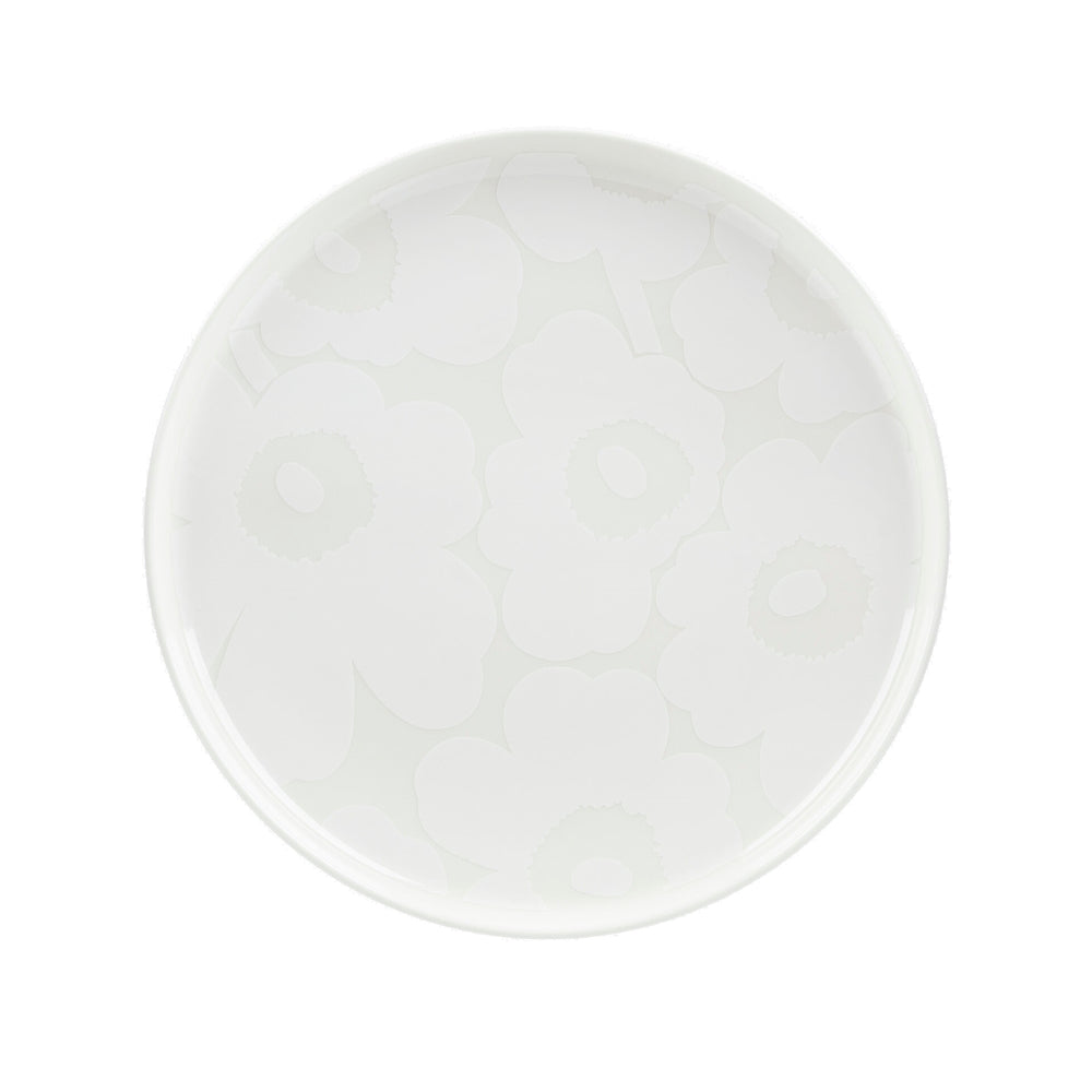 Marimekko-unikko-plate-25cm-white