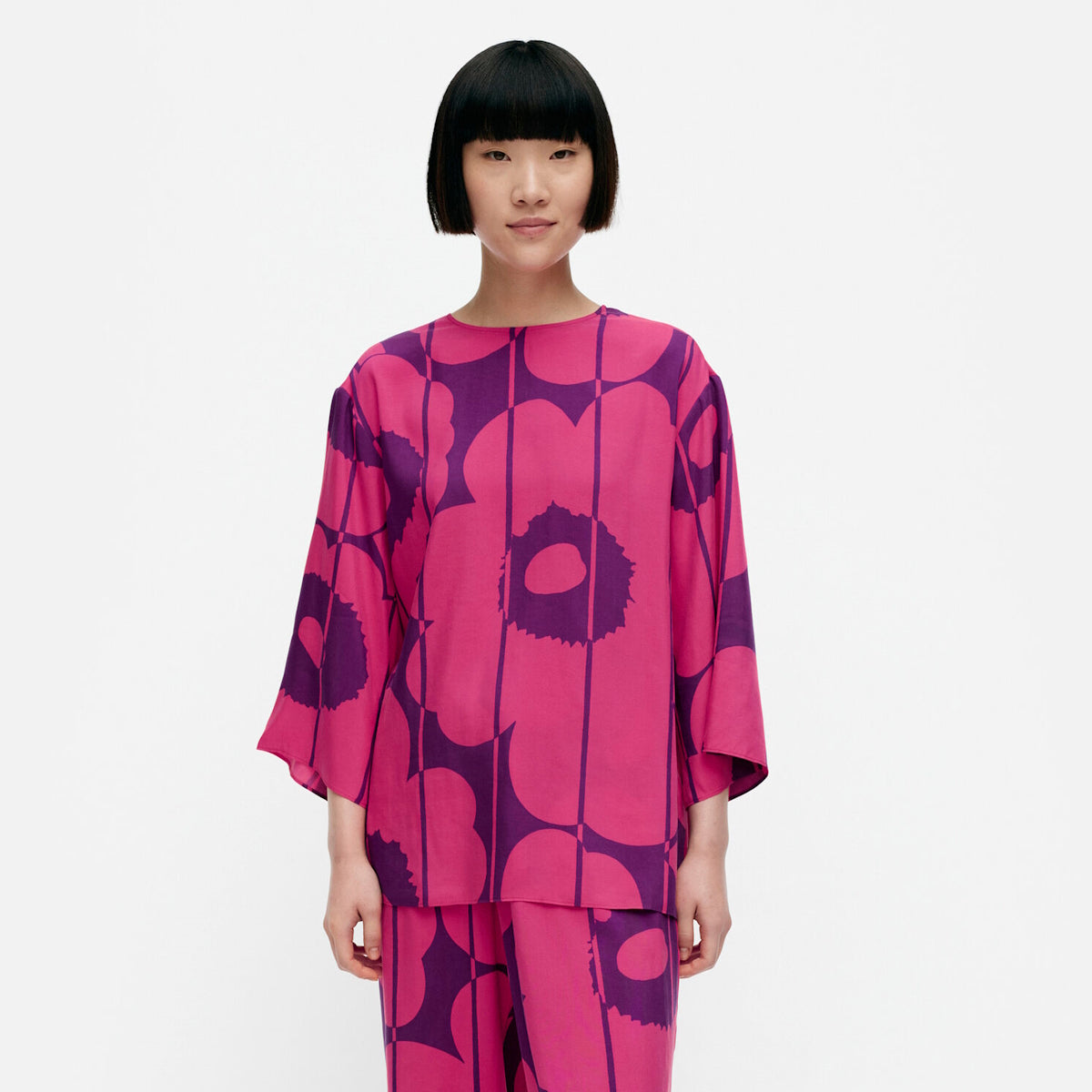 Marimekko Oaja Vesi Unikko Blouse