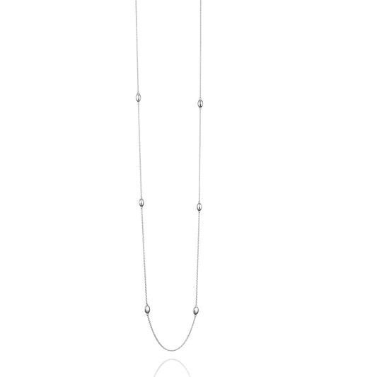 EfvaAttling-love-bead-long-necklace-silver