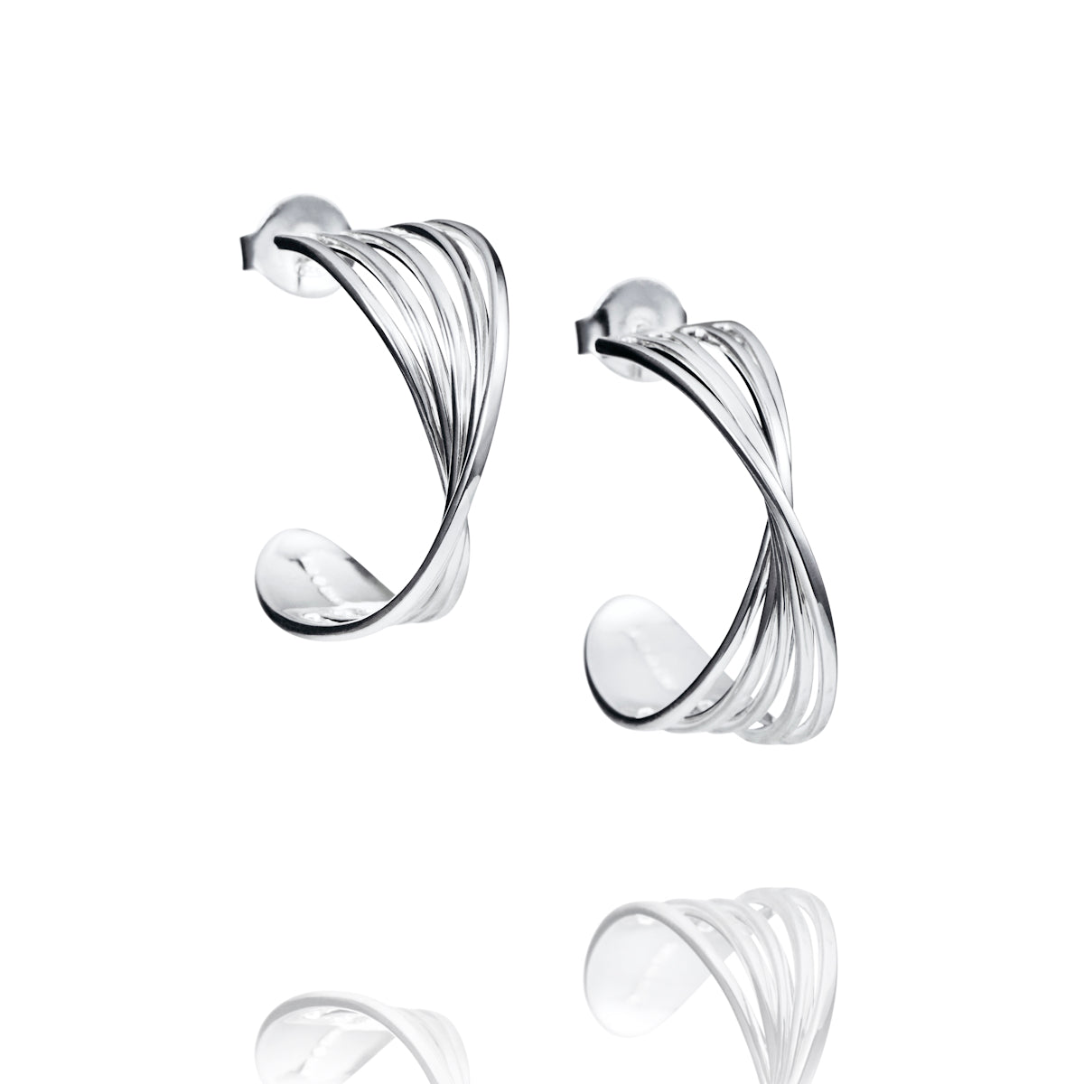 Bridges Hoops Earrings