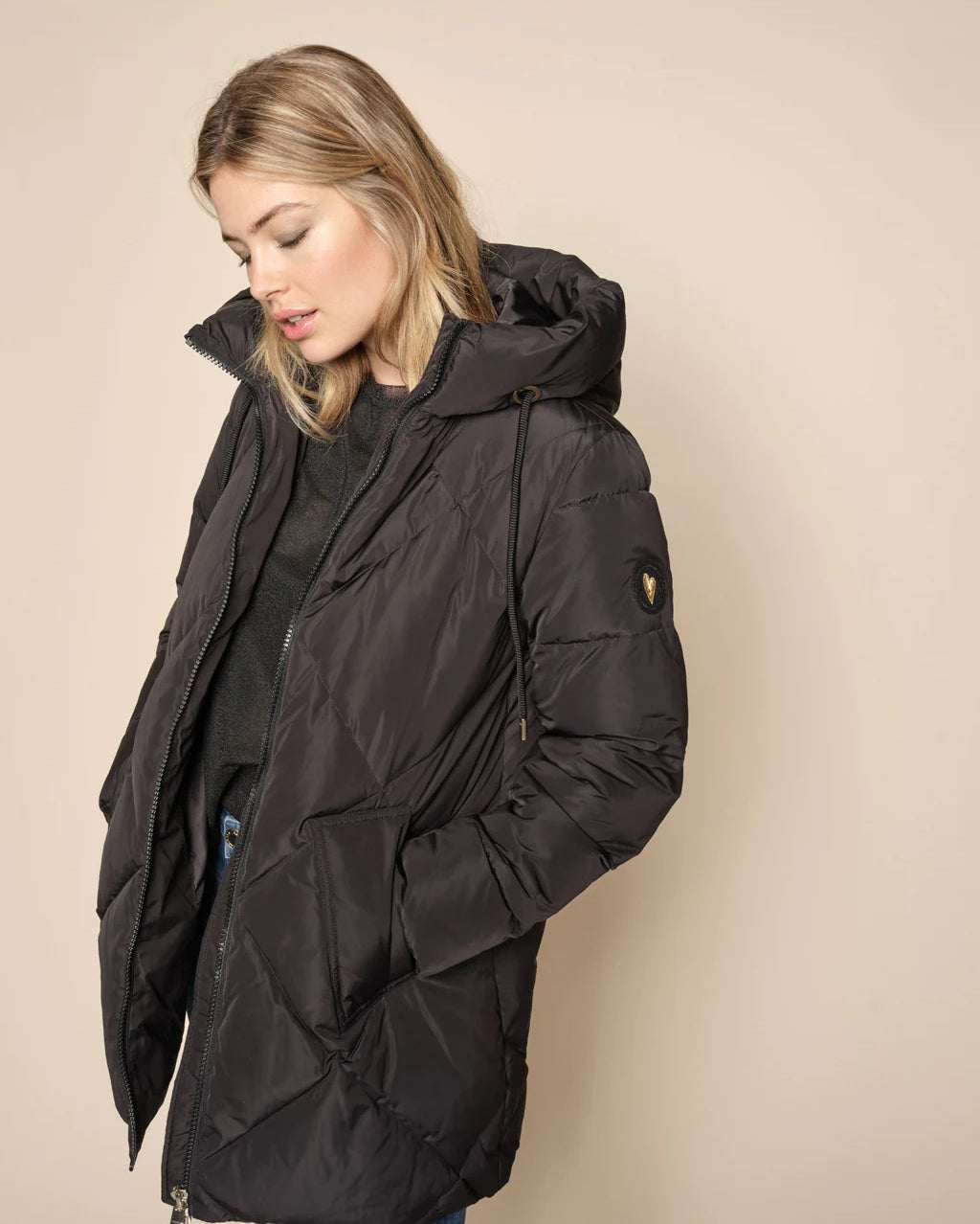 Aimee Down Jacket Black