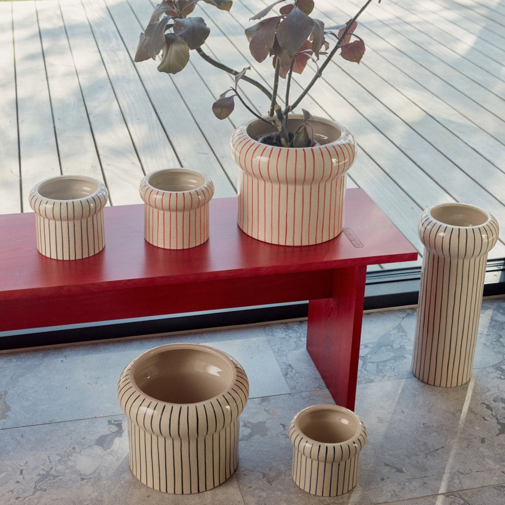 OYOY Aki Vase Dark Green