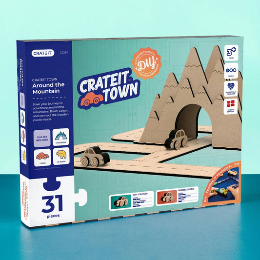 Crateit Around The Mountain Wooden Toy