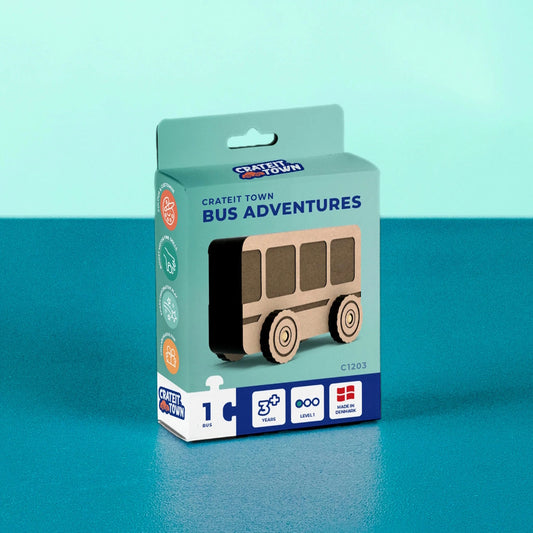 Crateit Bus Adventures Wooden Toy
