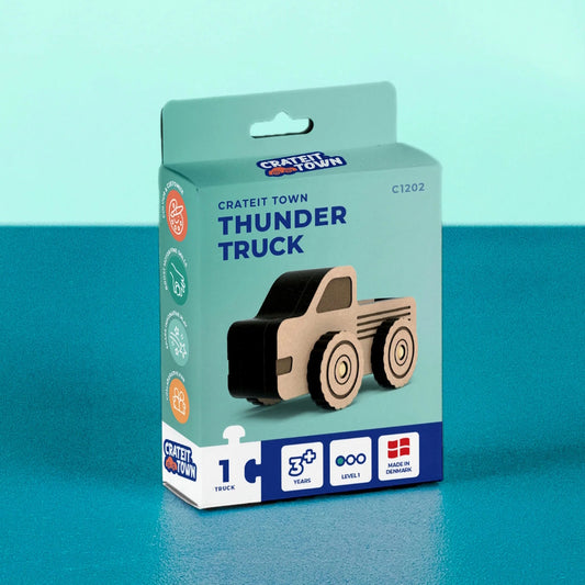 Crateit Thunder Truck Wooden Toy