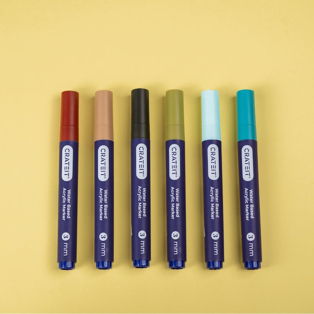 Crateit Nature Markers 3mm 6pk