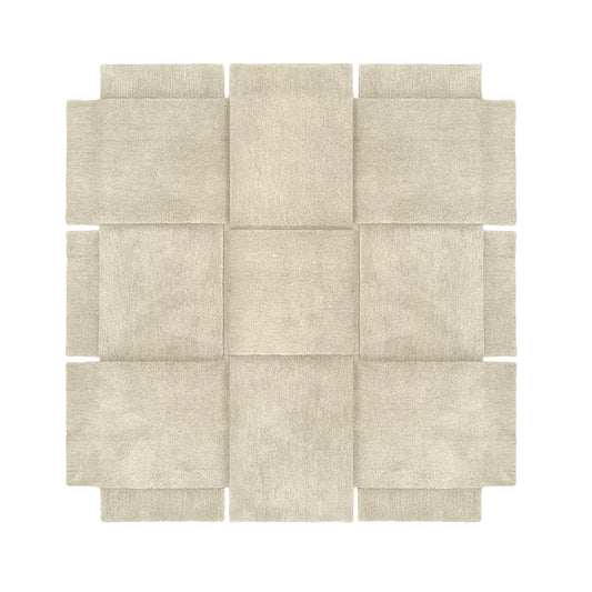 Design House Stockholm Basket Carpet 180x180 Beige