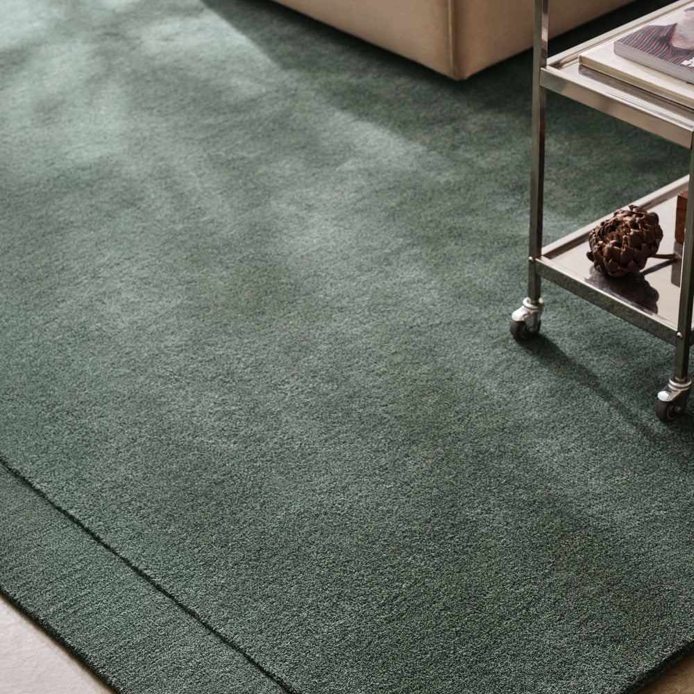 Design House Stockholm Level Wool Rug Green