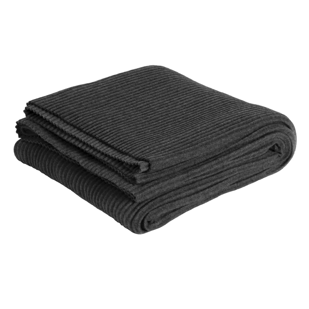 Design House Stockholm Pleece Throw 140x170 Dark Grey