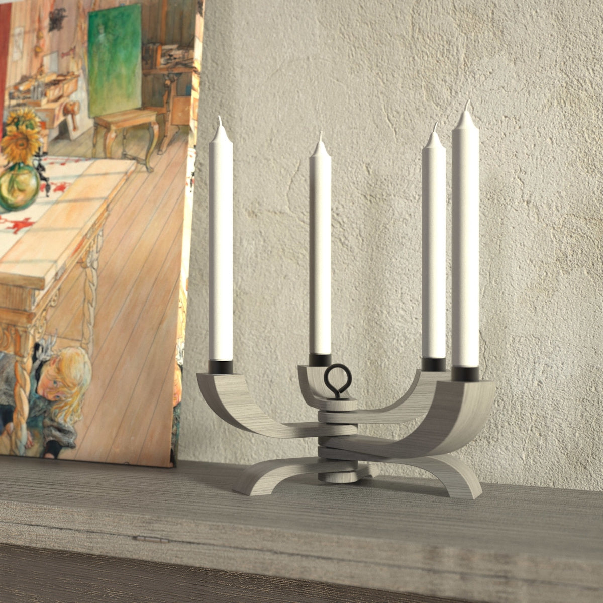 Design House Stockholm Nordic Light Candle Holder 4 grey