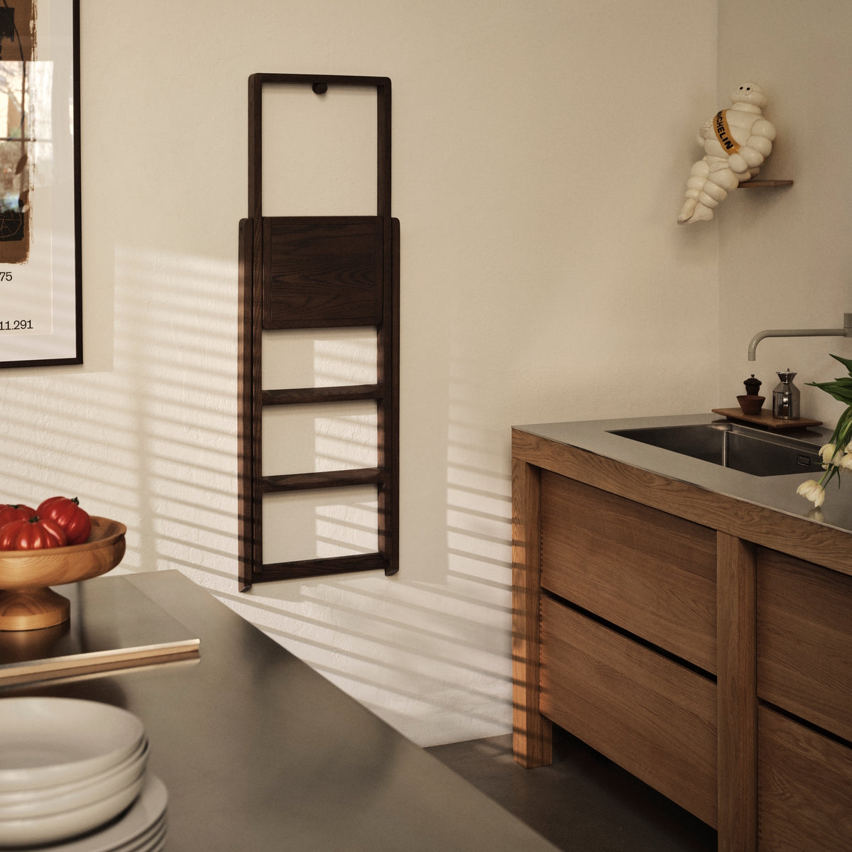 Design House Stockholm Step Ladder Dark Oak