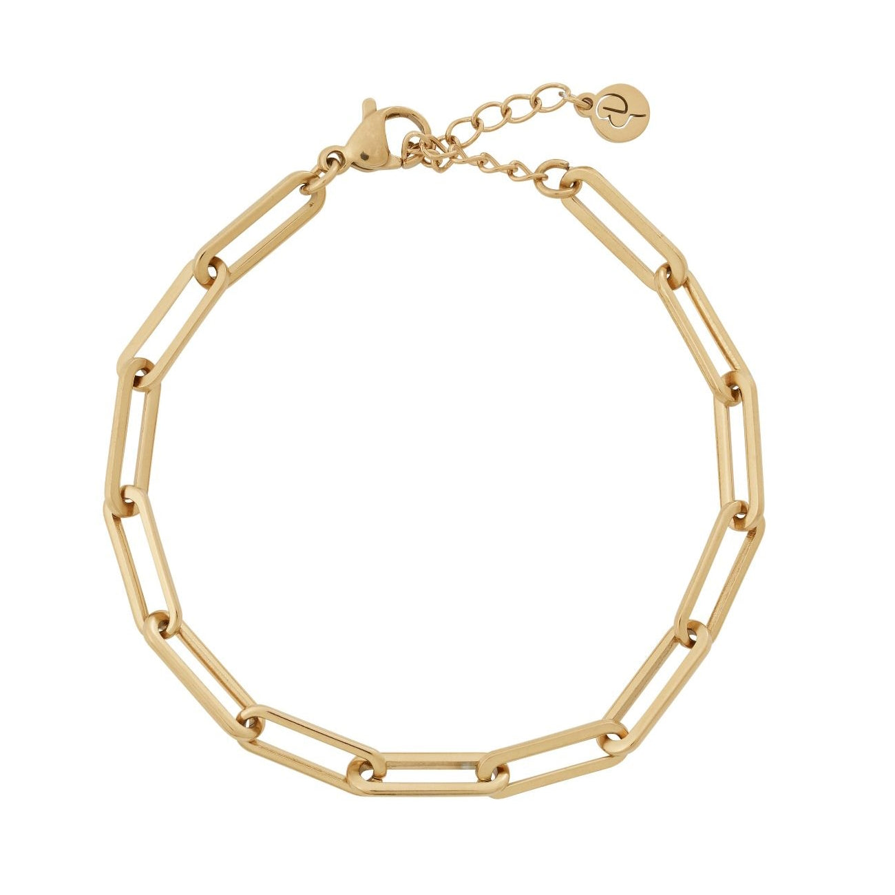 Ivy Chain Bracelet L Gold