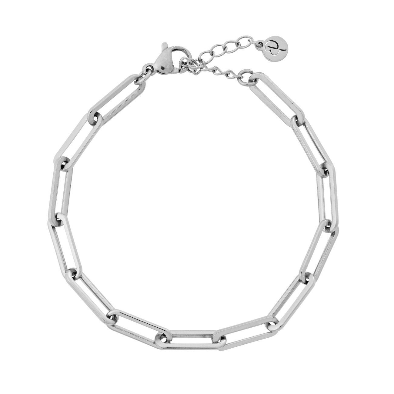 Ivy Chain Bracelet L Steel