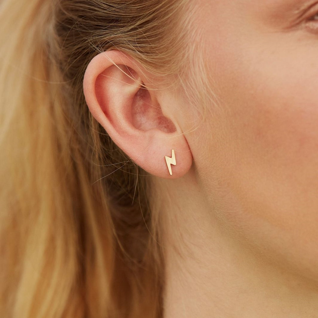 Edblad-lightning-studs-gold