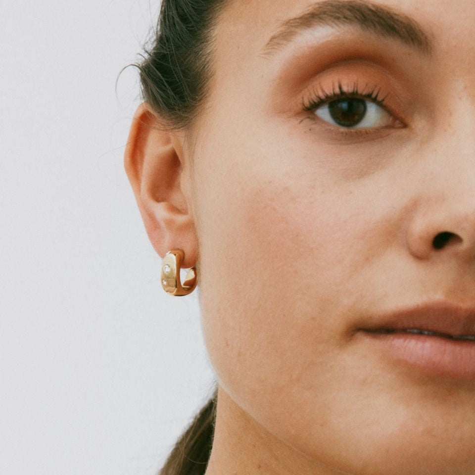 Edblad Selena Hoops S Gold