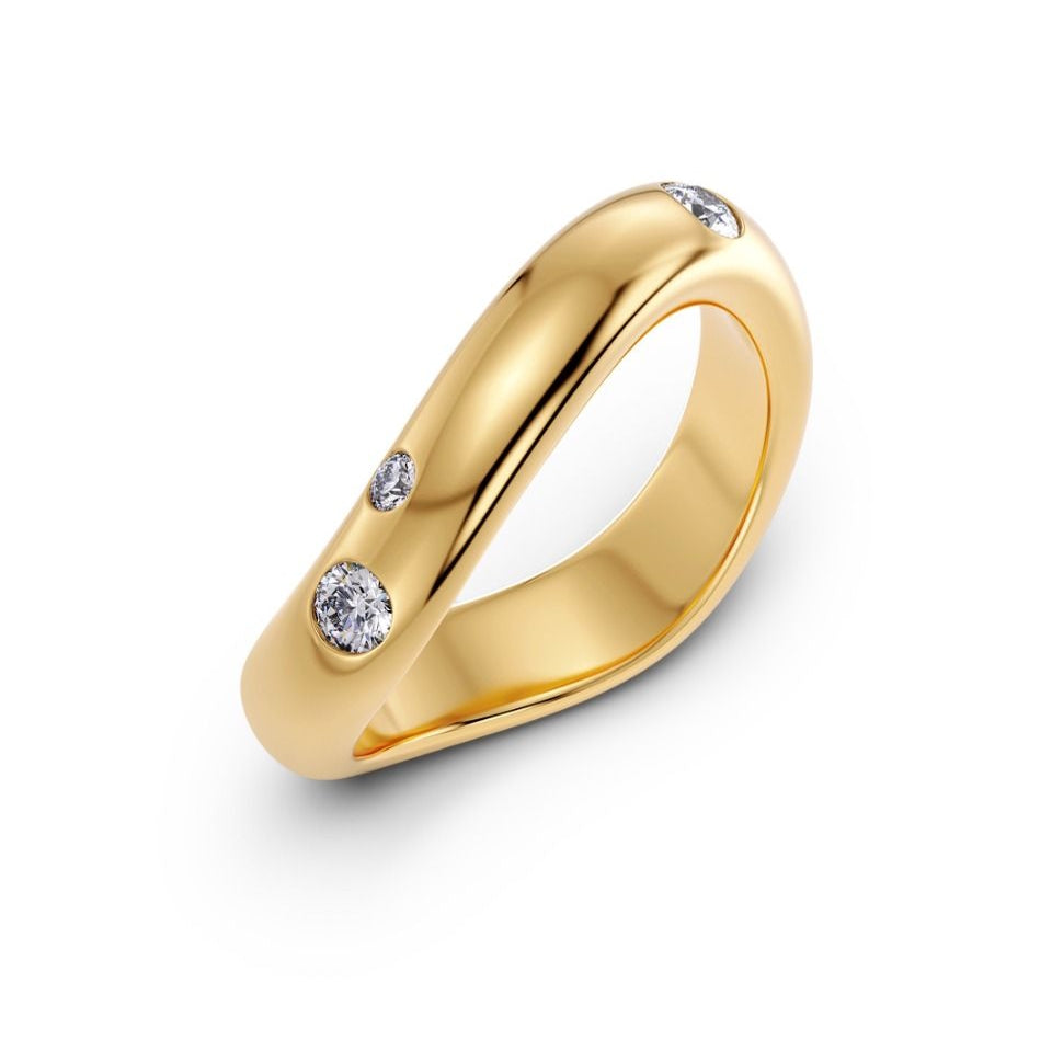 Edblad Selena Ring CZ Gold