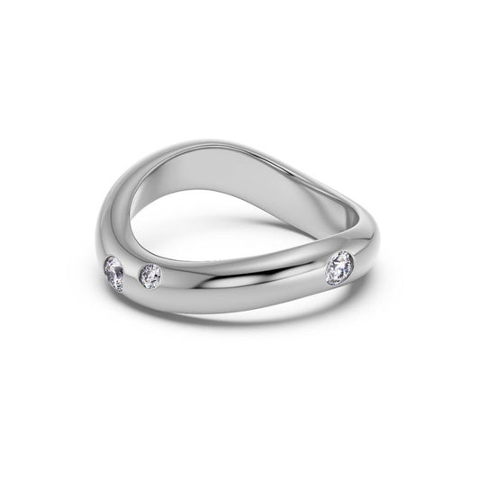 Edblad Selena Ring CZ Steel