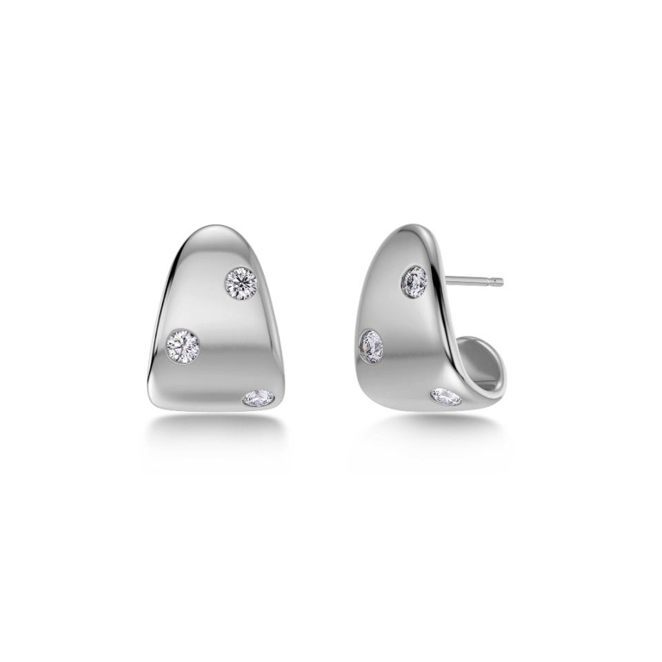 Edblad Selena Studs CZ Steel