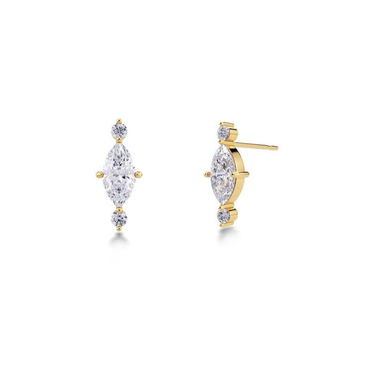 Edblad Trinny Studs Gold