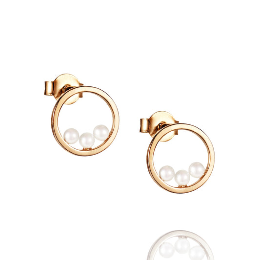 Efva Attling Little Roller Coaster Earrings Gold