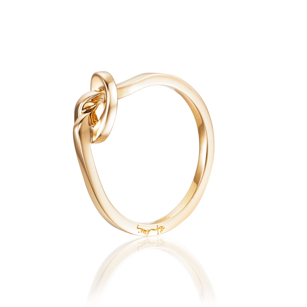 Efva Attling Love Knot Ring Gold
