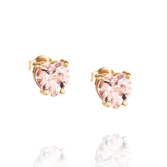 Efva Attling Lovely Heart Earrings Gold