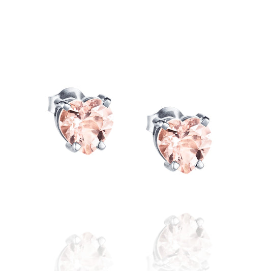 Efva Attling Lovely Heart Earrings White Gold