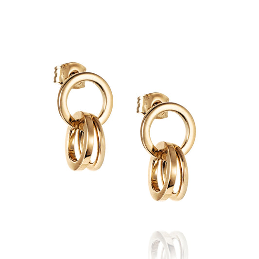 Efva Attling Messy Rings Earrings Gold Plated