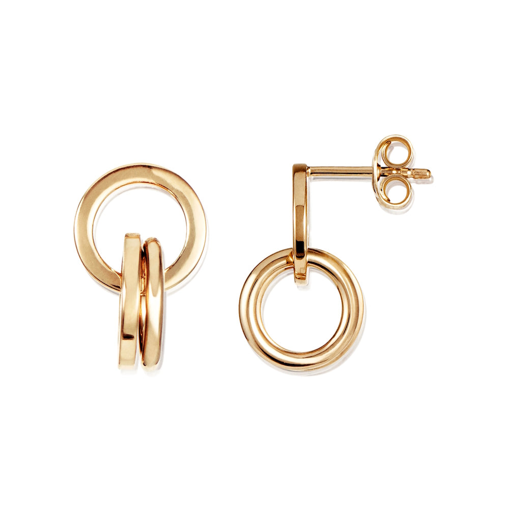 Efva Attling Messy Rings Earrings Gold Plated