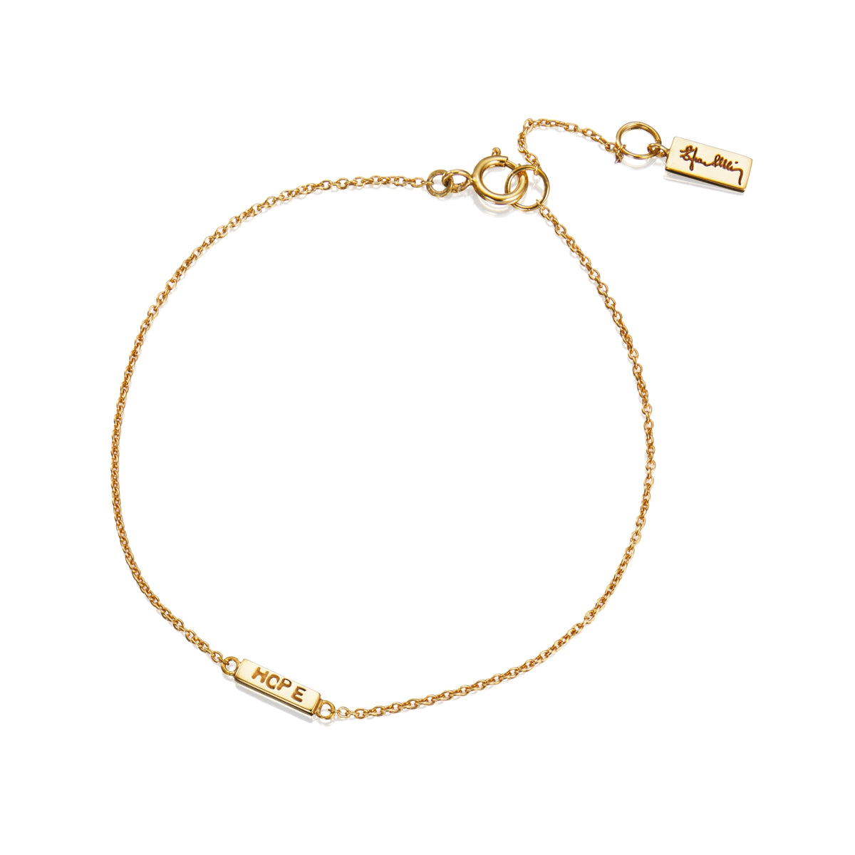 EfvaAttling-mini-me-hope-bracelet-gold