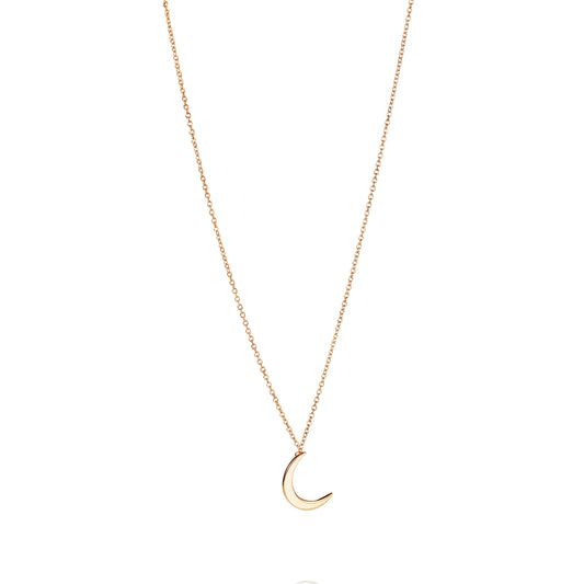 Pencez Moon Necklace Gold