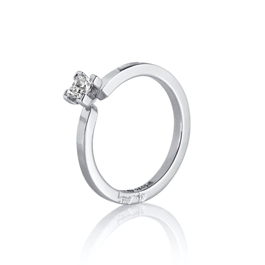 Efva Attling Solo Star Ring White Gold