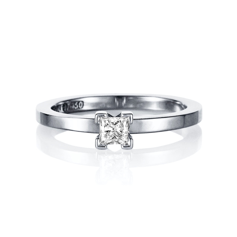 Efva Attling Solo Star Ring White Gold