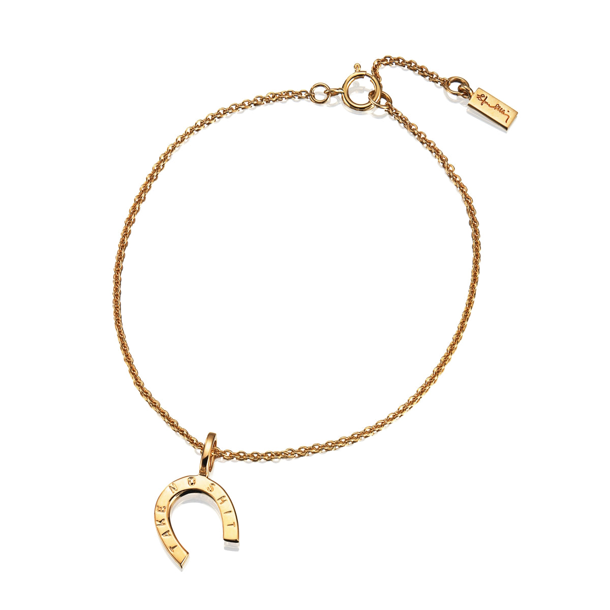EfvaAttling-take-no-shit-bracelet-gold