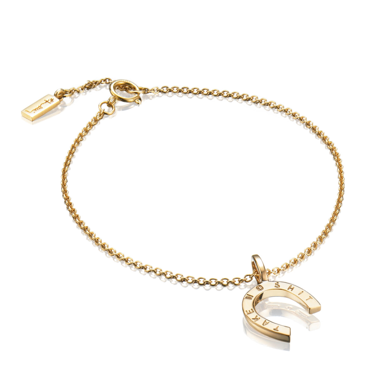 EfvaAttling-take-no-shit-bracelet-gold