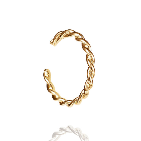 Efva Attling Wrapped Earcuff Gold