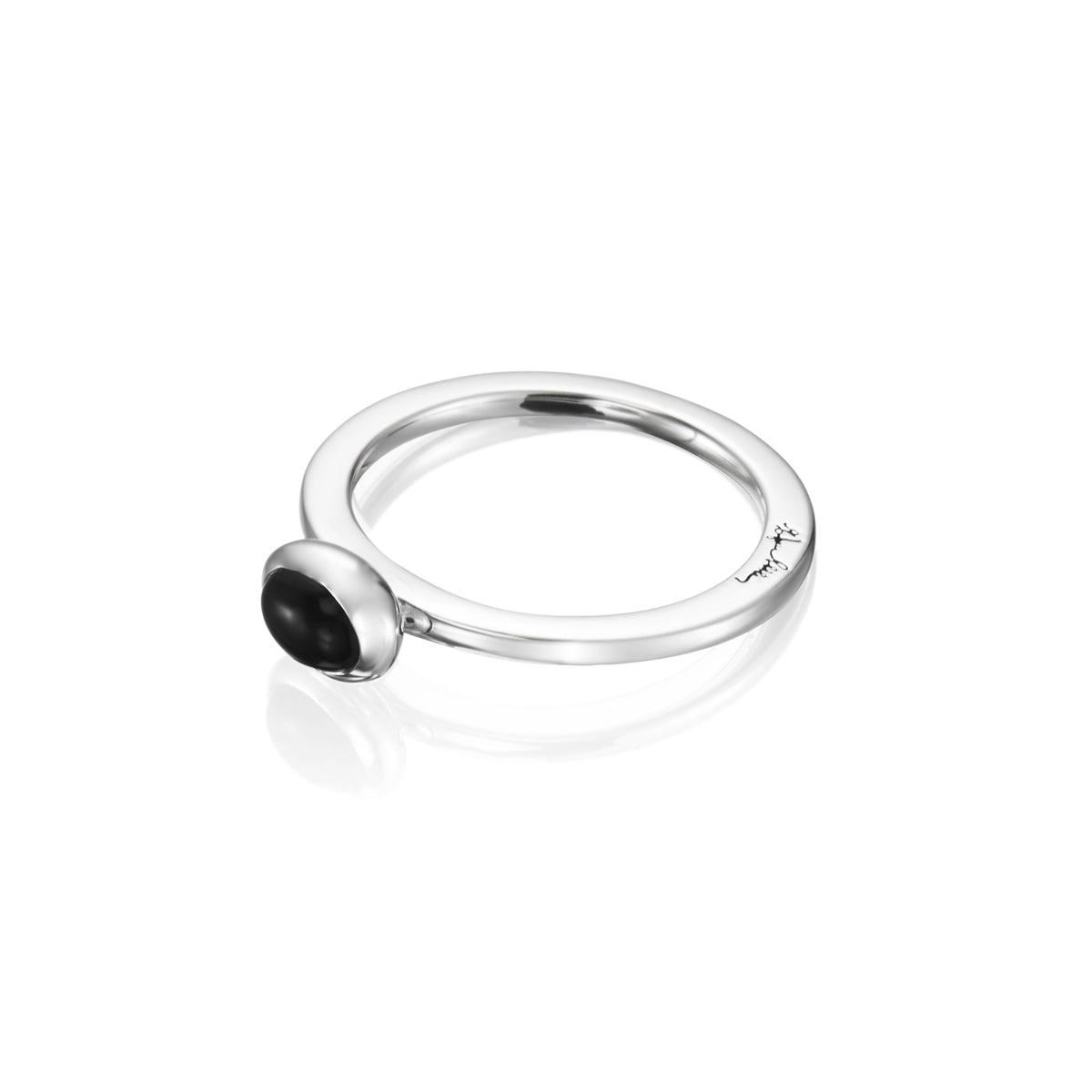 EfvaAttling-love-bead-ring-onyx17.0mm
