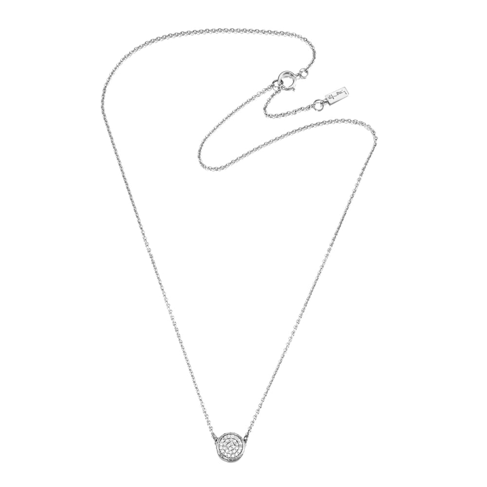 Efva Attling Love Bowl Mini & Stars Necklace White Gold