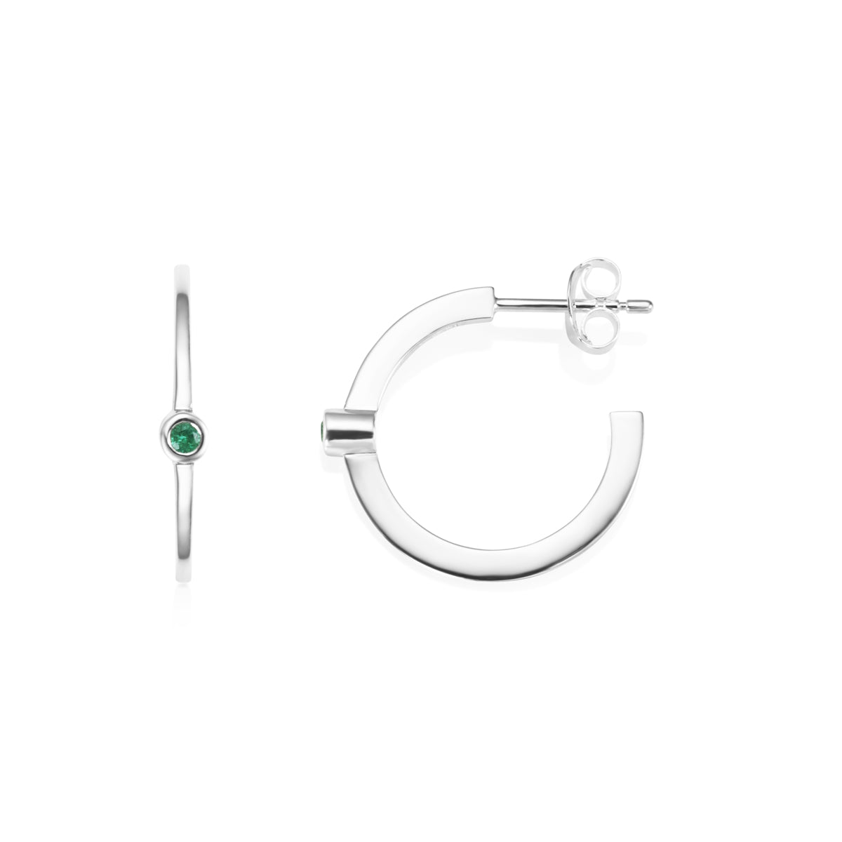 EfvaAttling-micro-blink-hoops-green-emerald