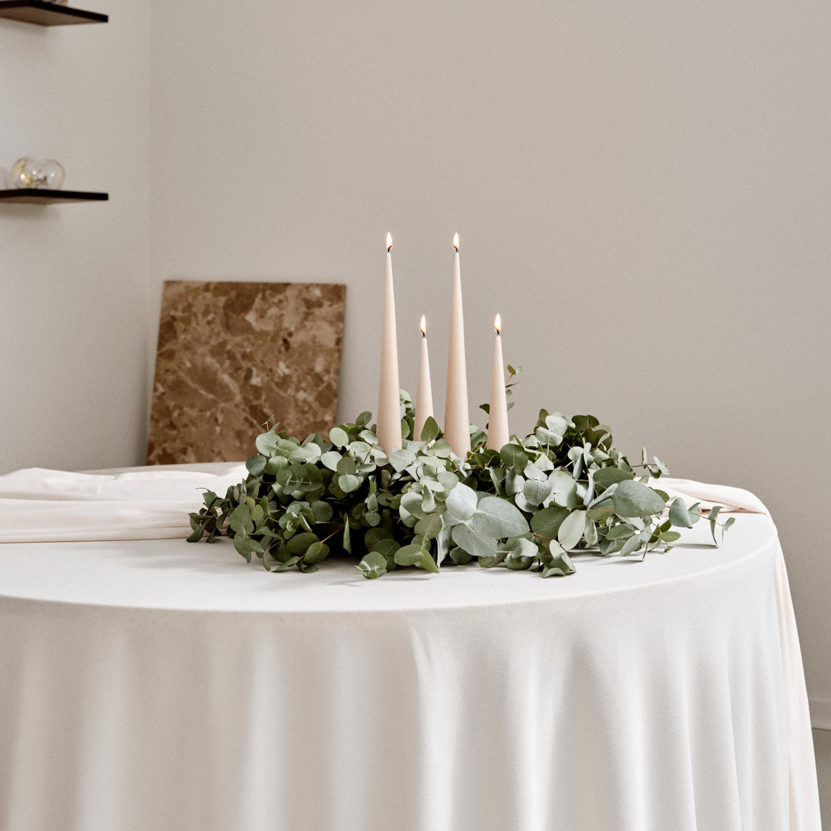ester-erik-cone-candle-25cm-13hPalePink