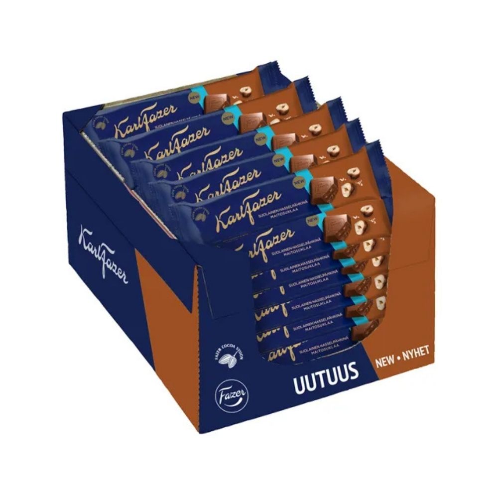 FazerSaltedHazelnutChocolate37g