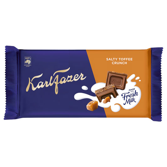 Fazer Salty Toffee Chocolate 145g