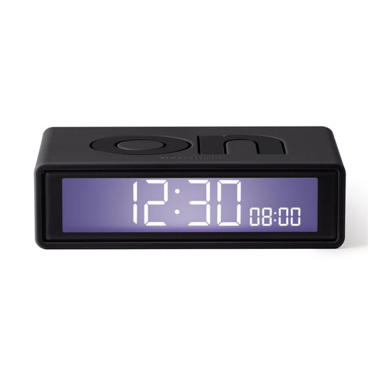 Lexon-flip-travel-clock-dark-grey