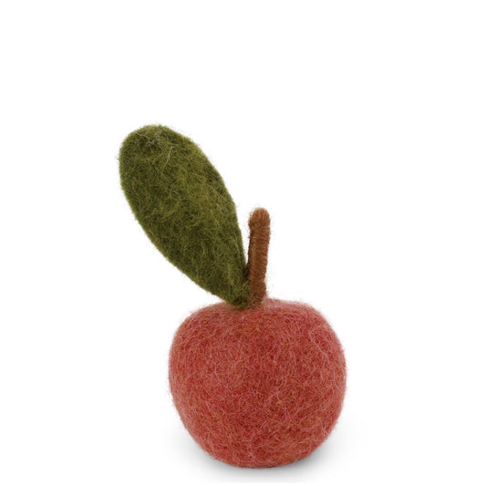 Gry & Sif Apple Dusty Red Felted Ornament