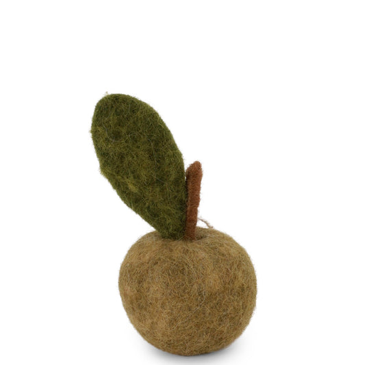 Gry & Sif Apple Green Felted Ornament