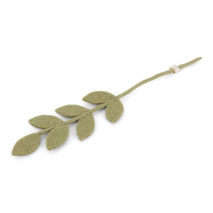 Gry & Sif Felted Leaf Branch Mint Green