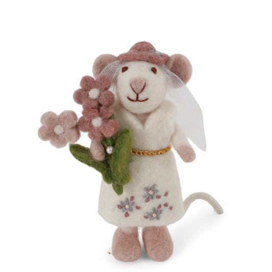 Gry & Sif Mouse Bride Small White