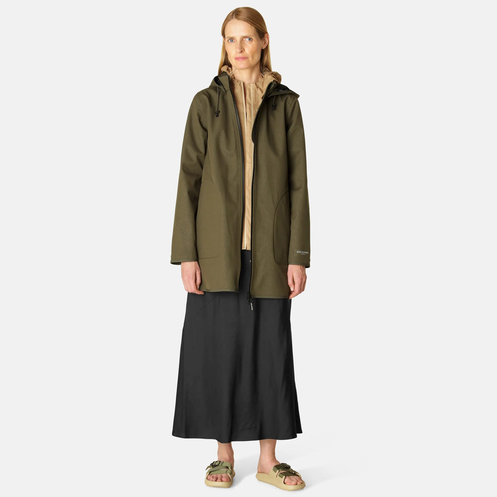 Ilse Jacobsen Softshell Raincoat Army