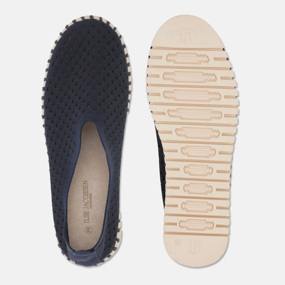 Ilse Jacobsen Tulip Platform Shoes Dark Indigo